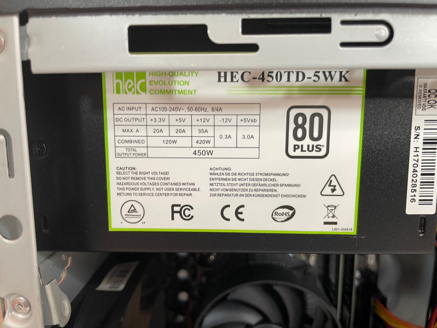 LEVEL∞ Core i7-7700×GTX 1060 6GB【Bランク】