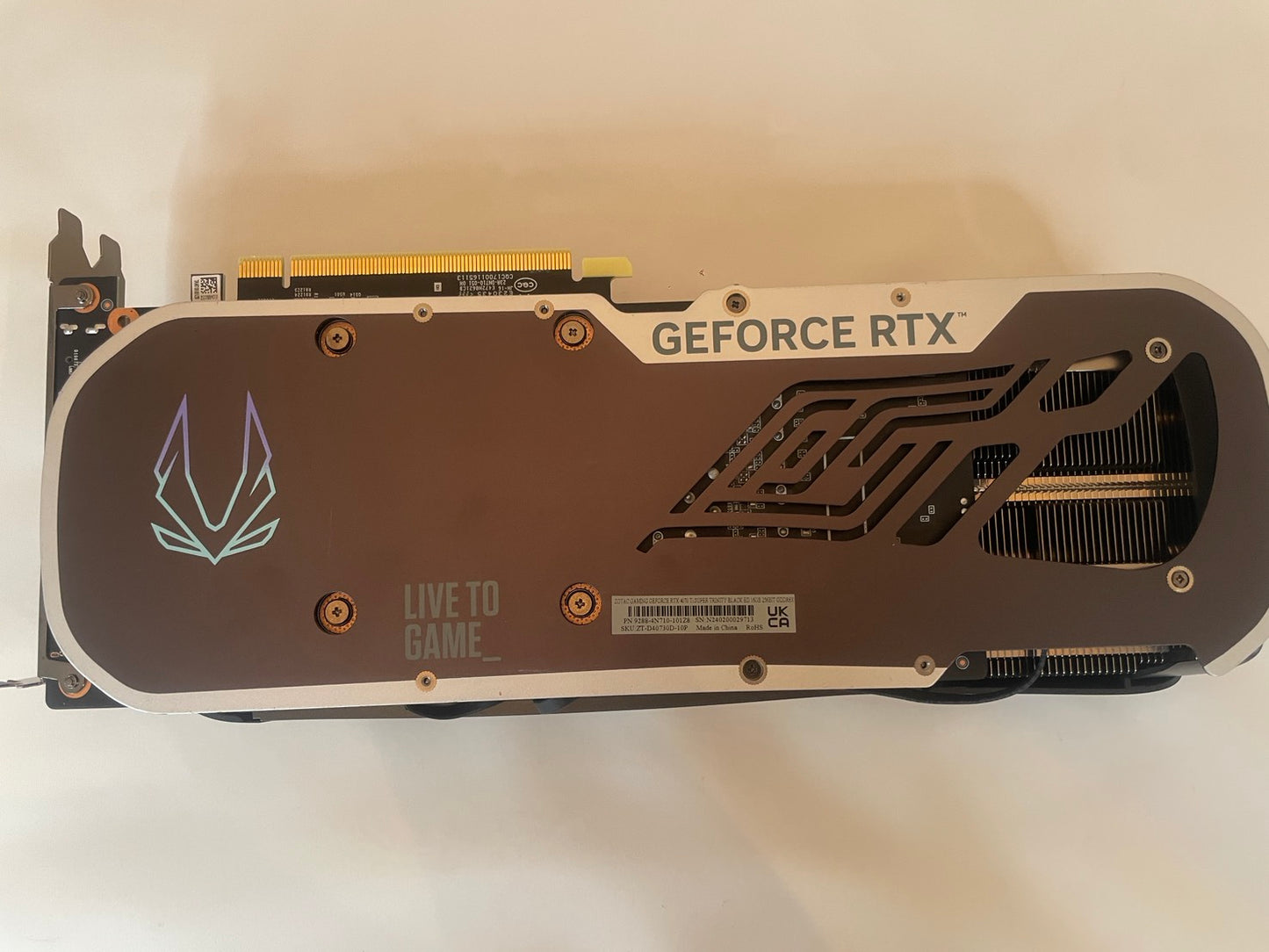 GeForce RTX 4070 Ti SUPER ZOTAC【Bランク】