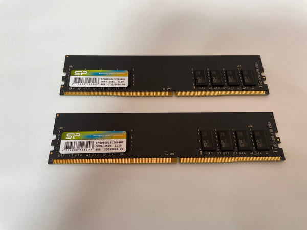 シリコンパワー SP008GBLFU266B02 8GB×2枚組【Aランク】| 中古メモリ